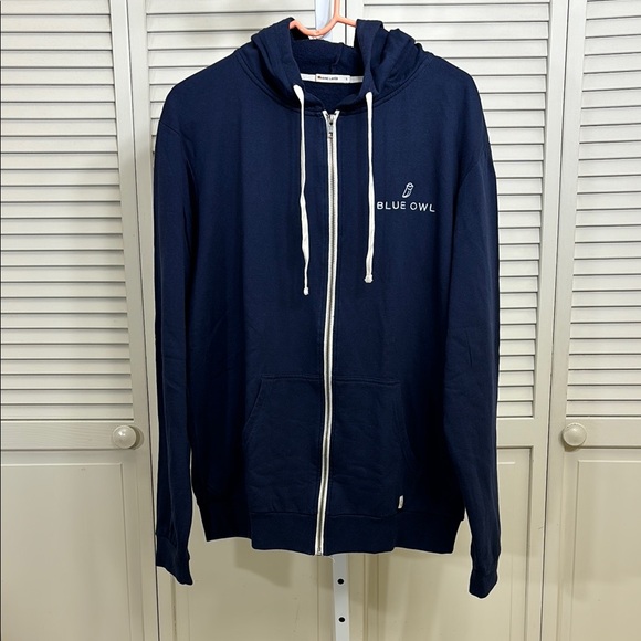 Marine Layer Men's Afternoon Hoodie in True Navy Large - Picture 1 of 10